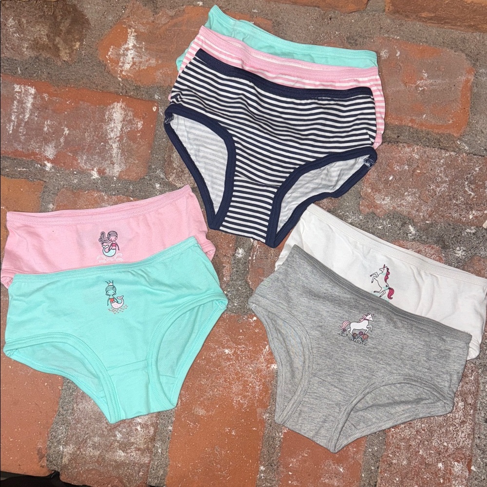 Kids Colorful Underwear 8 pair Set